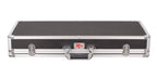 Xtreme PC211 Pedal Road Case for effects pedals, large size, front view showing sturdy construction and secure pedal placement.