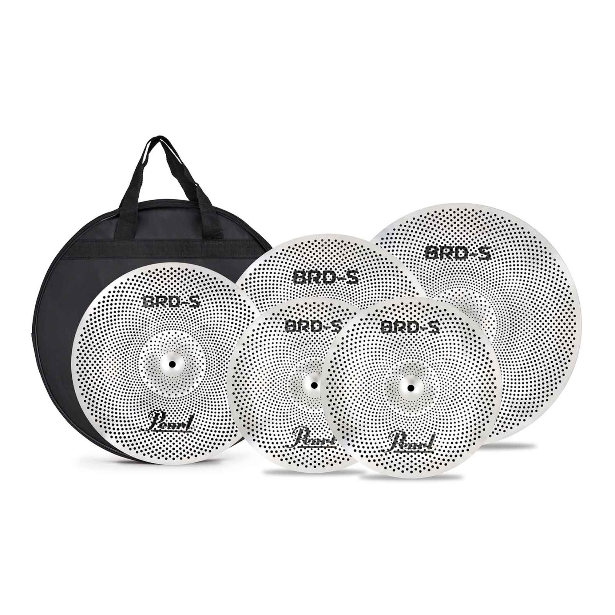 Pearl BRD-S Low Volume 14/16/18/20 Cymbal Pack with Bag
