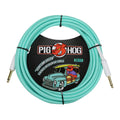 Pig Hog 20ft Instrument Cable Seafoam Green
