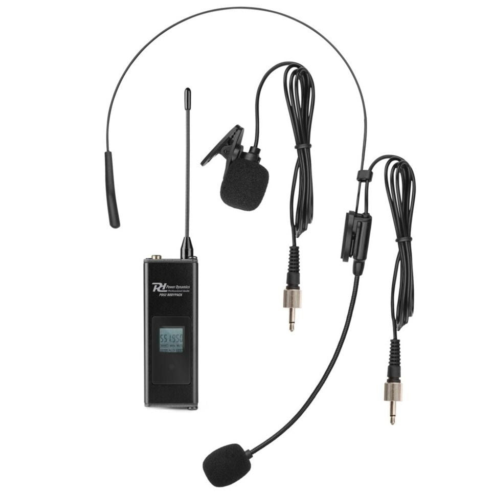 Power Dynamics PD524B UHF Wireless Microphone Set Ã¢â‚¬â€œ 4 Bodypack Microphones