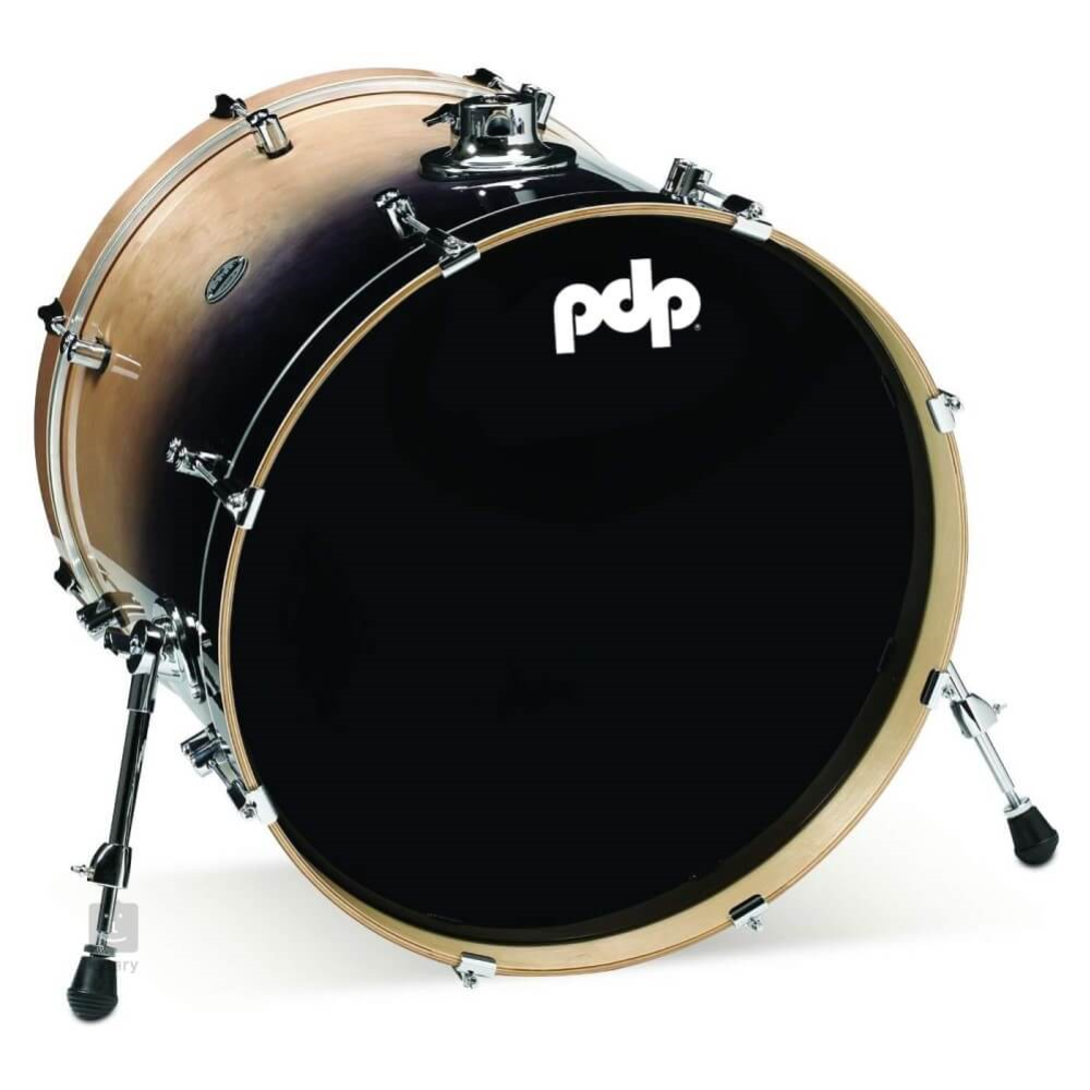 PDP Concept Birch 22 x 18 Kick Drum - Natural to Charcoal Fade
