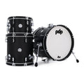 PDP Concept Maple Classic 18" 3pc Drum S/Pack - Ebony With Ebony Wood Hoops