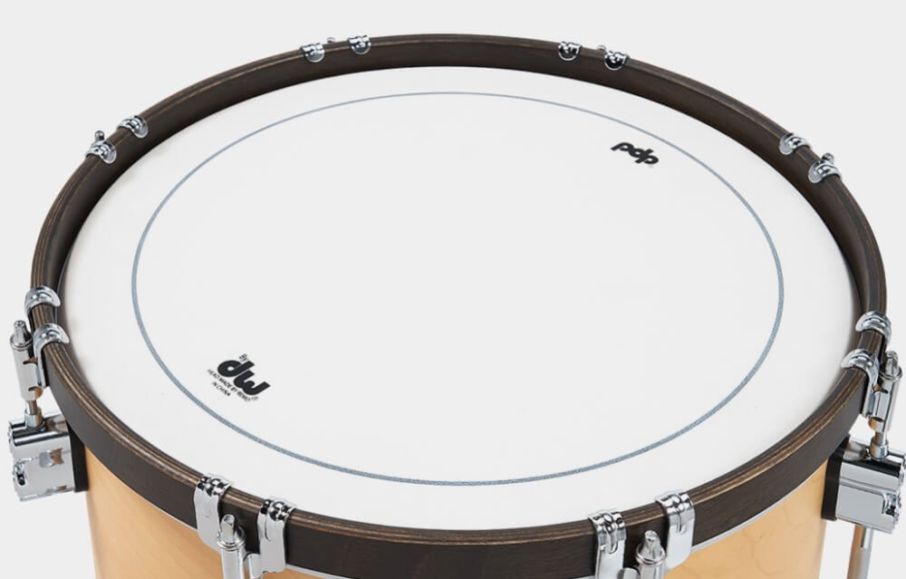PDP Concept Classic Maple 22/13/16 3pc Drum Shell Pack - Walnut with Natural Hoops