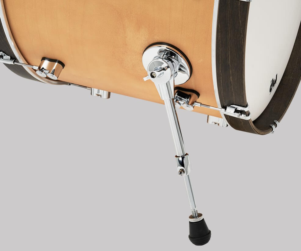 PDP Concept Classic Maple 22/13/16 3pc Drum Shell Pack - Walnut with Natural Hoops