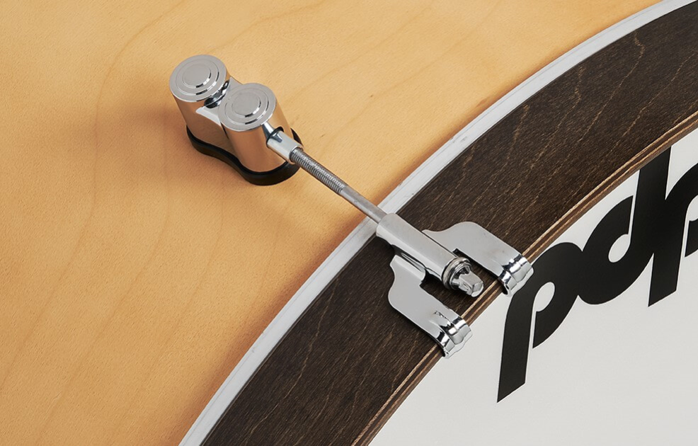 PDP Concept Classic Maple 22/13/16 3pc Drum Shell Pack - Walnut with Natural Hoops