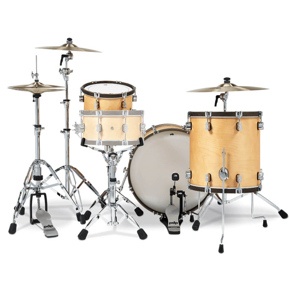 PDP Concept Classic Maple 22/13/16 3pc Drum Shell Pack - Walnut with Natura