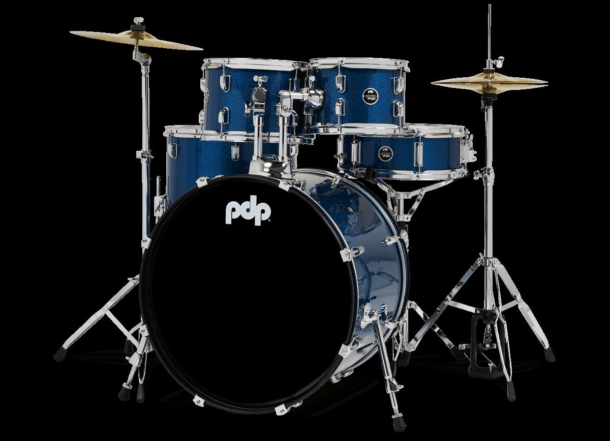 PDP Centerstage Series 5-Piece Drum Kit with 22in Bass Drum in Royal Blue
