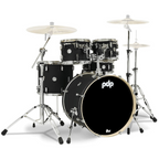 PDP Concept Maple 22/10/12/16+14S 5pc Drum Shell Pack - Satin Black