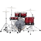 PDP Concept Maple 22/10/12/16+14S 5pc Drum Shell Pack - Red to Black Fade