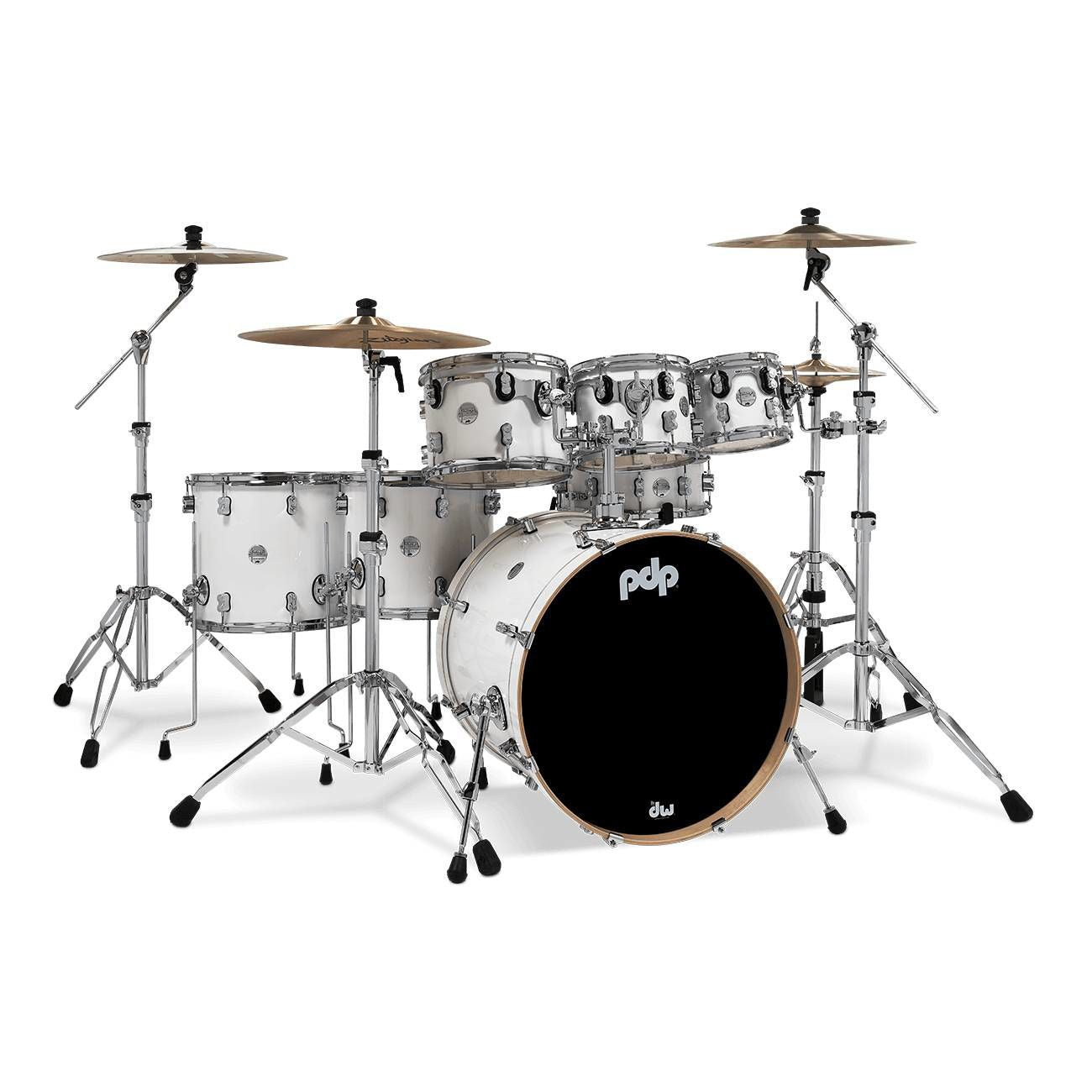 PDP Concept Maple Series 22inch 7-Piece Drum Kit in Pearlescent White