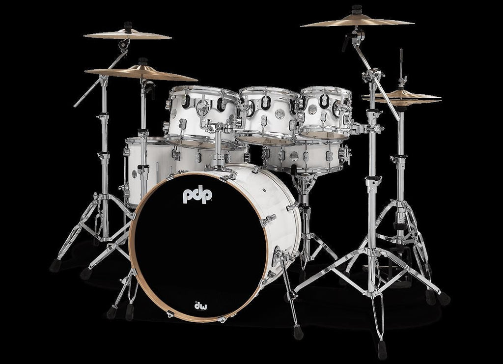 PDP Concept Maple Series 22inch 7-Piece Drum Kit in Pearlescent White