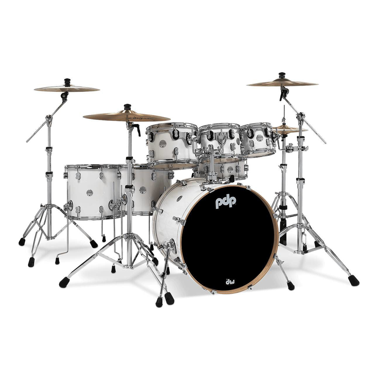 PDP Concept Maple Series 22inch 7-Piece Drum Kit in Pearlescent White
