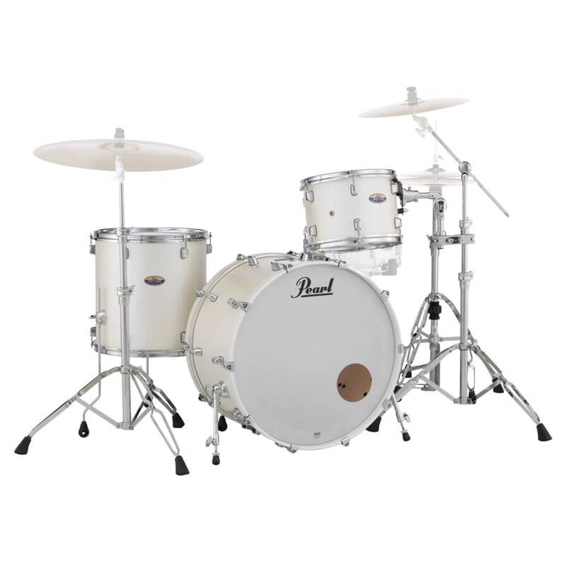 Pearl Decade Maple 24/13/16 3pc Drum Shell Pack - White Satin Pearl