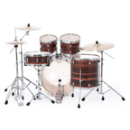 Pearl Decade Maple 5pce Fusion Plus Ltd Ed Drum kit in Matte Dark Walnut with 930 H/W Pack