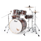 Pearl Decade Maple 5pce Fusion Plus Ltd Ed Drum kit in Matte Dark Walnut with 930 H/W Pack