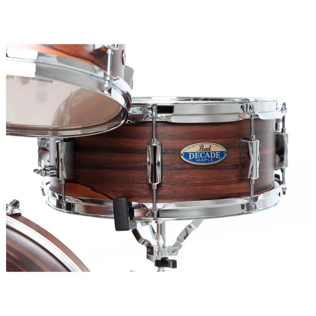 Pearl Decade Maple 5pce Fusion Plus Ltd Ed Drum kit in Matte Dark Walnut with 930 H/W Pack