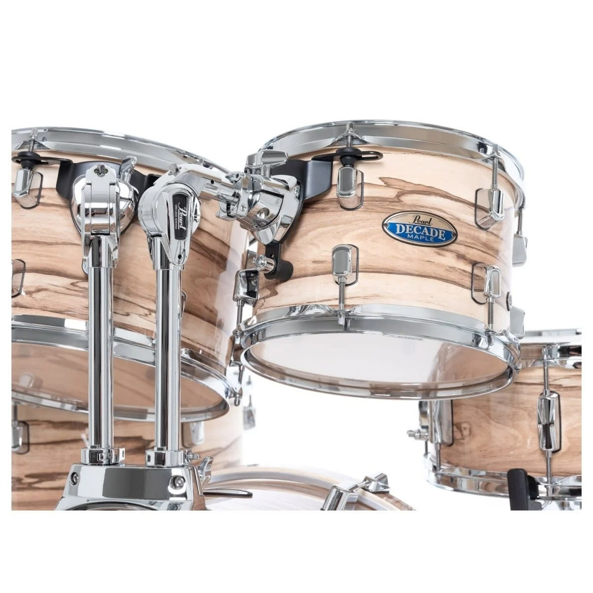 Pearl Decade Maple 5pce Fusion Plus Ltd Ed Drum kit in Gloss Exotic Maple with 930 H/W Pack