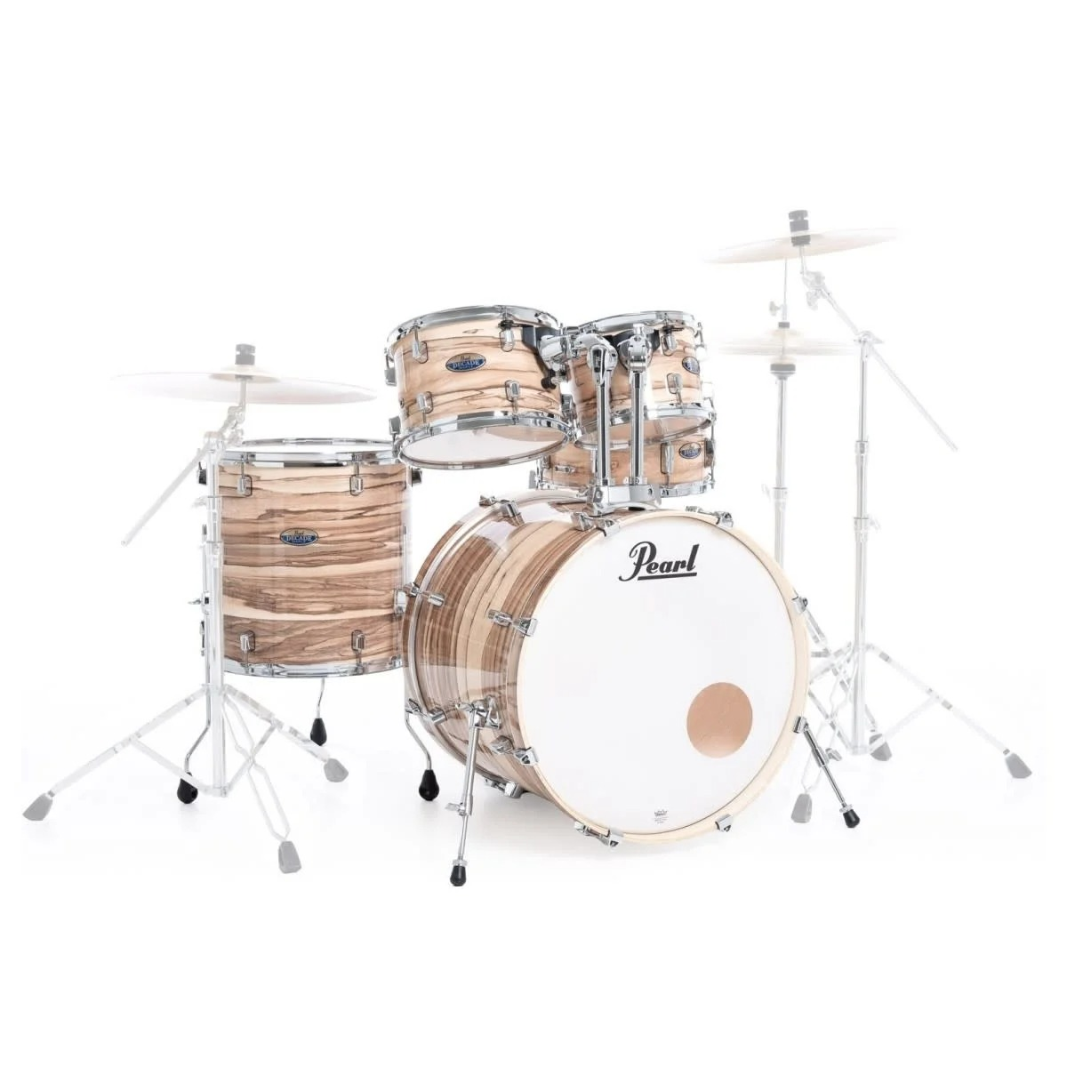 Pearl Decade Maple 5pce Fusion Plus Ltd Ed Drum kit in Gloss Exotic Maple with 930 H/W Pack