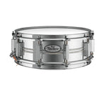 Pearl Duoluxe Chrome-over-Brass 14x5 Snare Drum with Twin Nicotine White Marine Pearl Inlays
