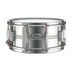 Pearl Duoluxe Chrome-over-Brass 14x6.5 Snare Drum with Twin Nicotine White Marine Pearl Inlays
