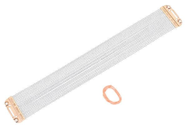 Pearl Duoluxe Chrome-over-Brass 14x6.5 Snare Drum with Twin Nicotine White Marine Pearl Inlays