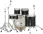 Pearl Export Fusion 22/10/12/14+14S Drum Shell Pack with Hardware - Jet Black