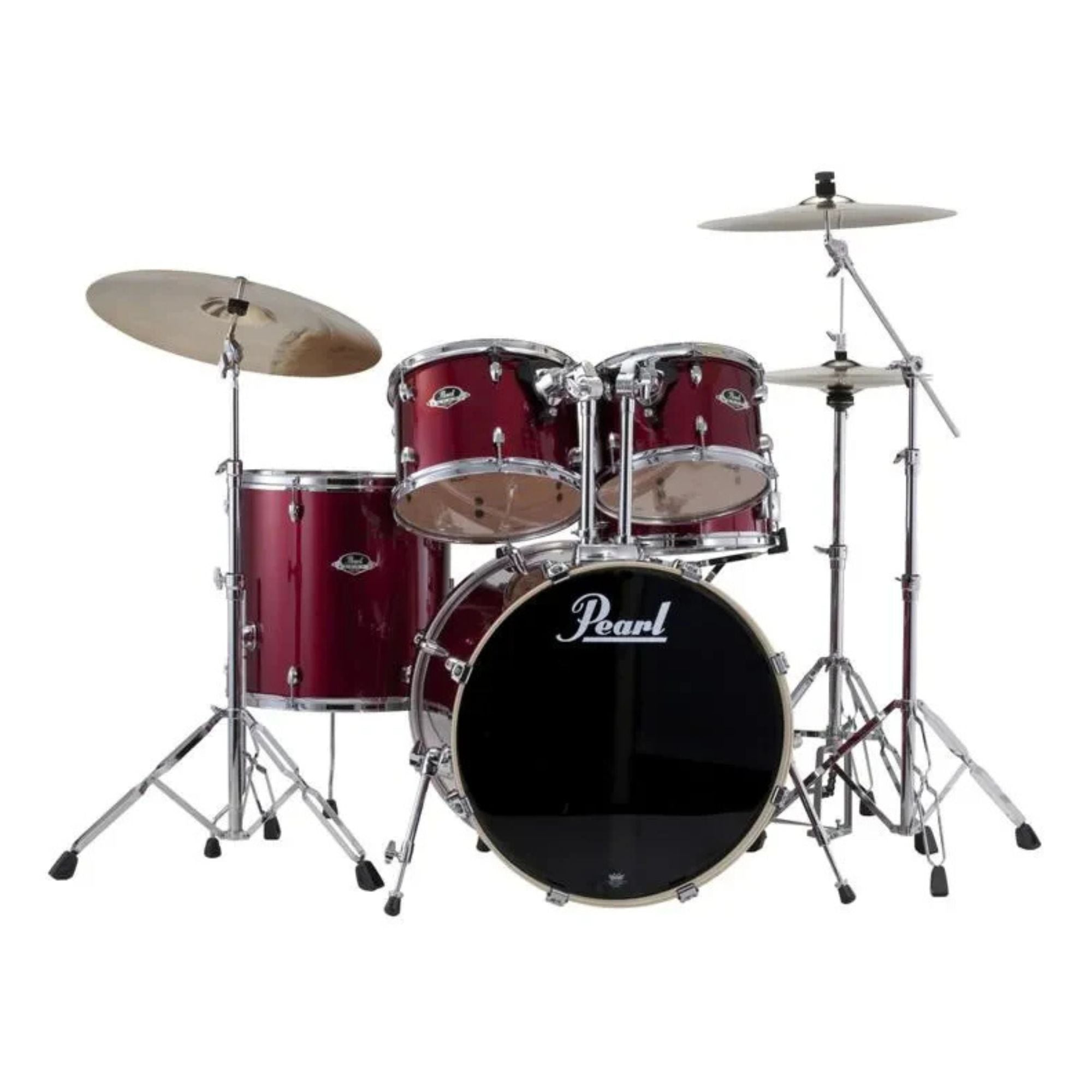 Pearl Export 22 Rock Drum Kit with Hardware - Burgundy