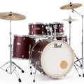 Pearl Export EXX 22" Fusion Plus 5pc Drum Kit Shell Pack - Satin Scarlet