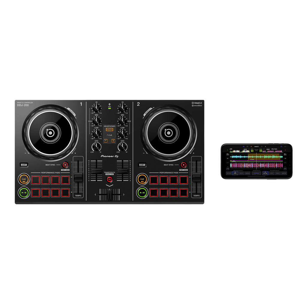 Pioneer DDJ-200 2-channel Smart DJ Controller