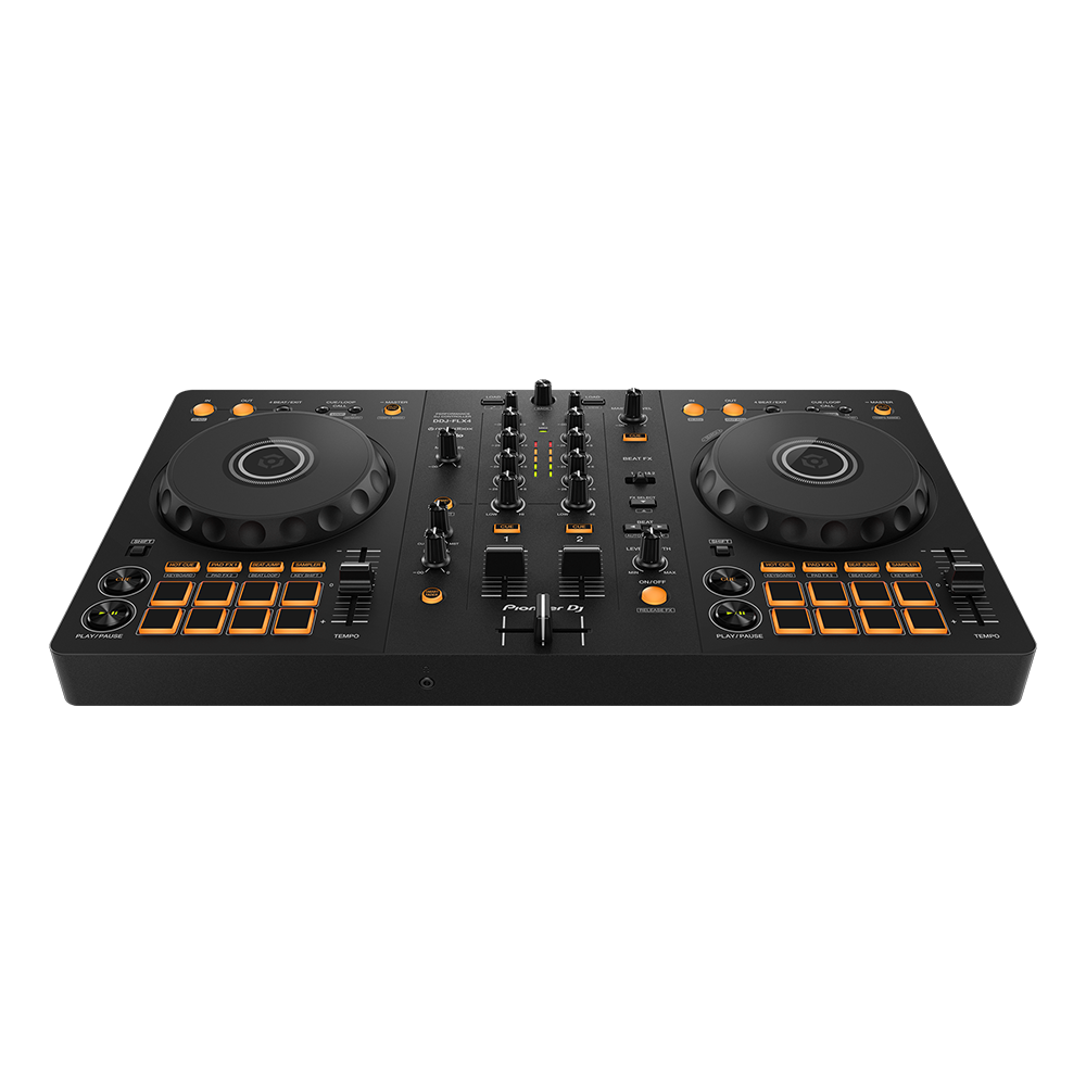 Pioneer DDJ-FLX4 2-channel DJ Controller for Multiple DJ applications in Black