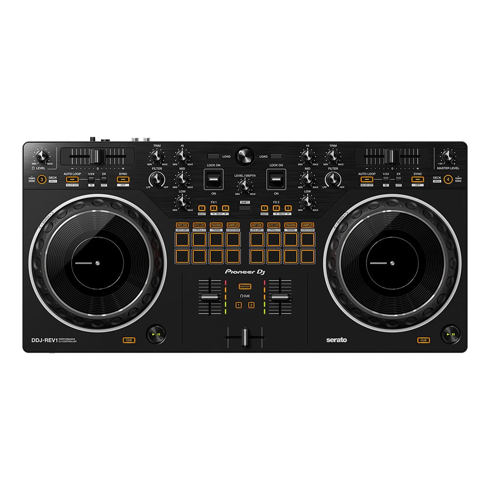 Pioneer DDJ-REV1 Scratch-style 2-channel DJ Controller in Black