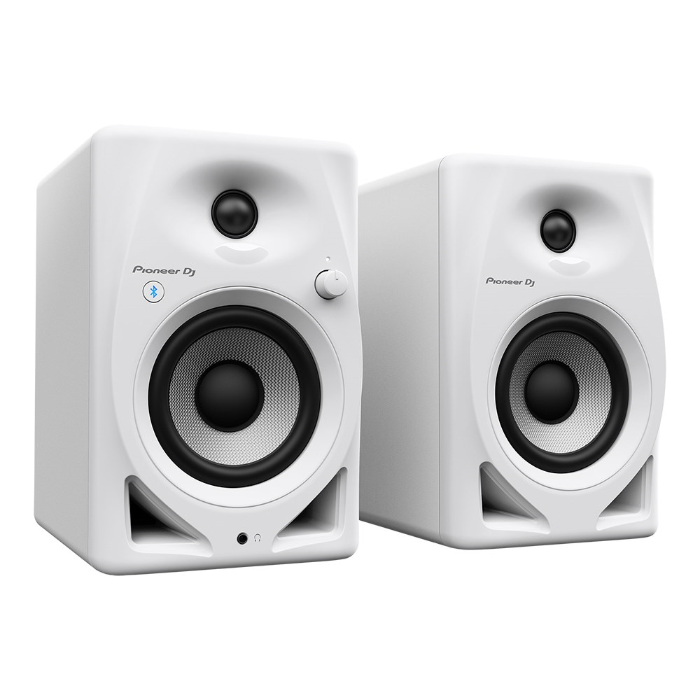 Pioneer DM-40D-BT 4 inch Studio Monitor Speakers with Bluetooth in White - Pair