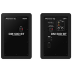 Pioneer DJ DM-50D-BT 5 inch Studio Monitor Speakers with Bluetooth in Black - Pair