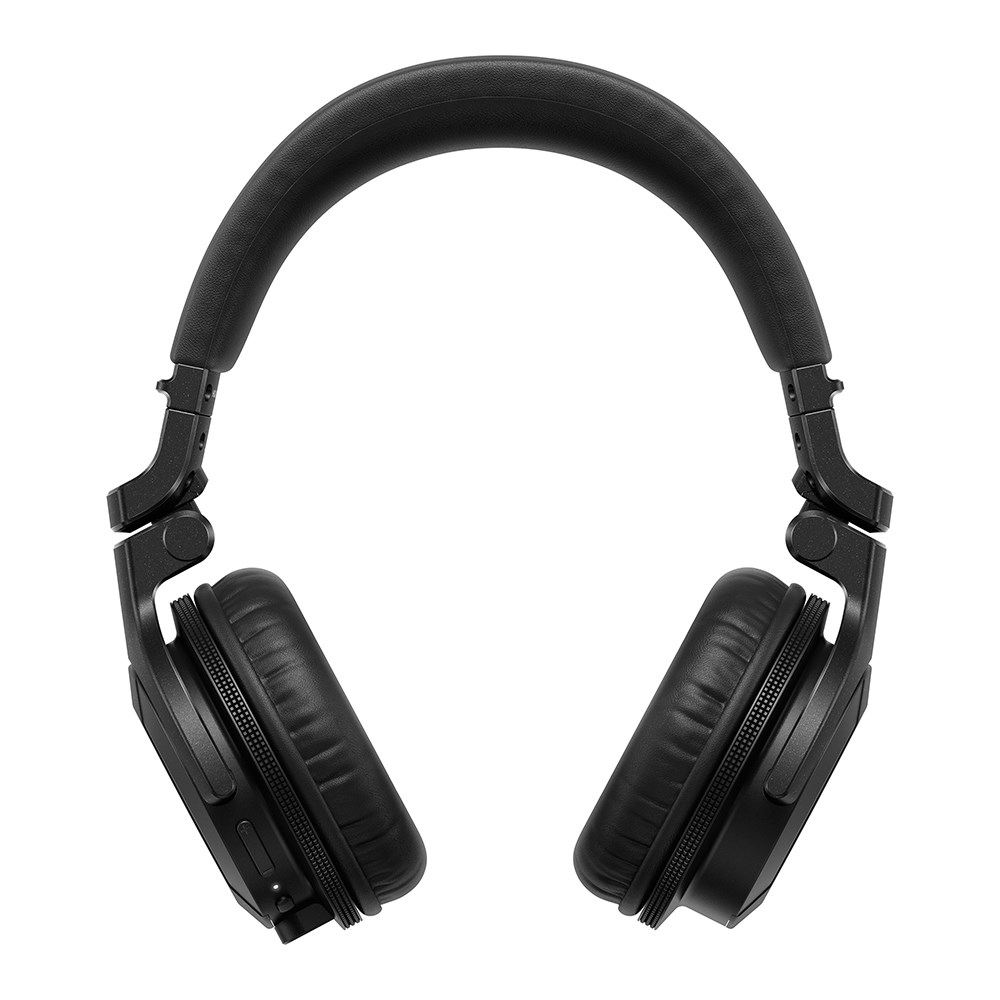 Pioneer HDJ-CUE1BT-K black Bluetooth monitoring headphones with cushioned ear cups and adjustable headband.