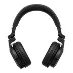 Pioneer HDJ-CUE1BT-K black Bluetooth monitoring headphones with cushioned ear cups and adjustable headband.