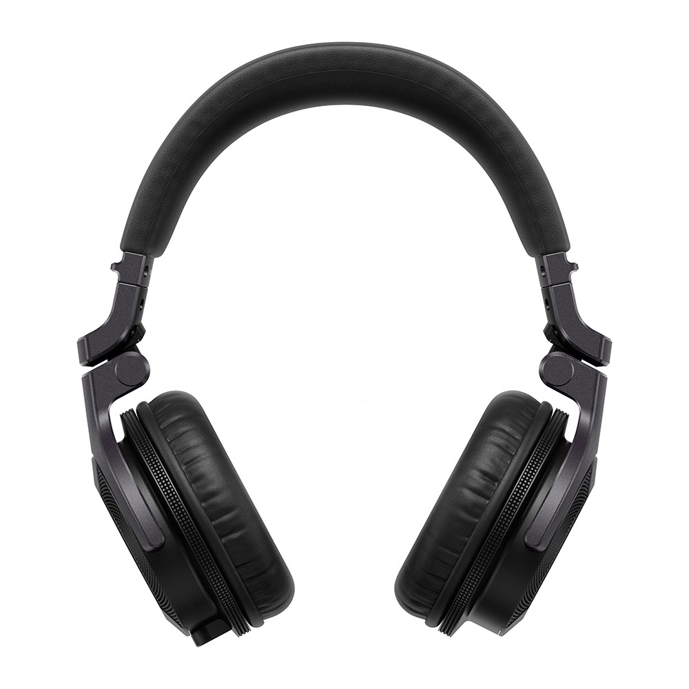 Pioneer HDJ-CUE1 DJ monitoring headphones in dark silver, showing over-ear design and adjustable headband.