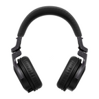 Pioneer HDJ-CUE1 DJ monitoring headphones in dark silver, showing over-ear design and adjustable headband.