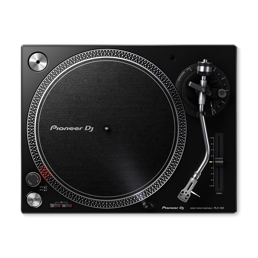 Pioneer PLX-500-BK High-torque Direct Drive Turntable in Black
