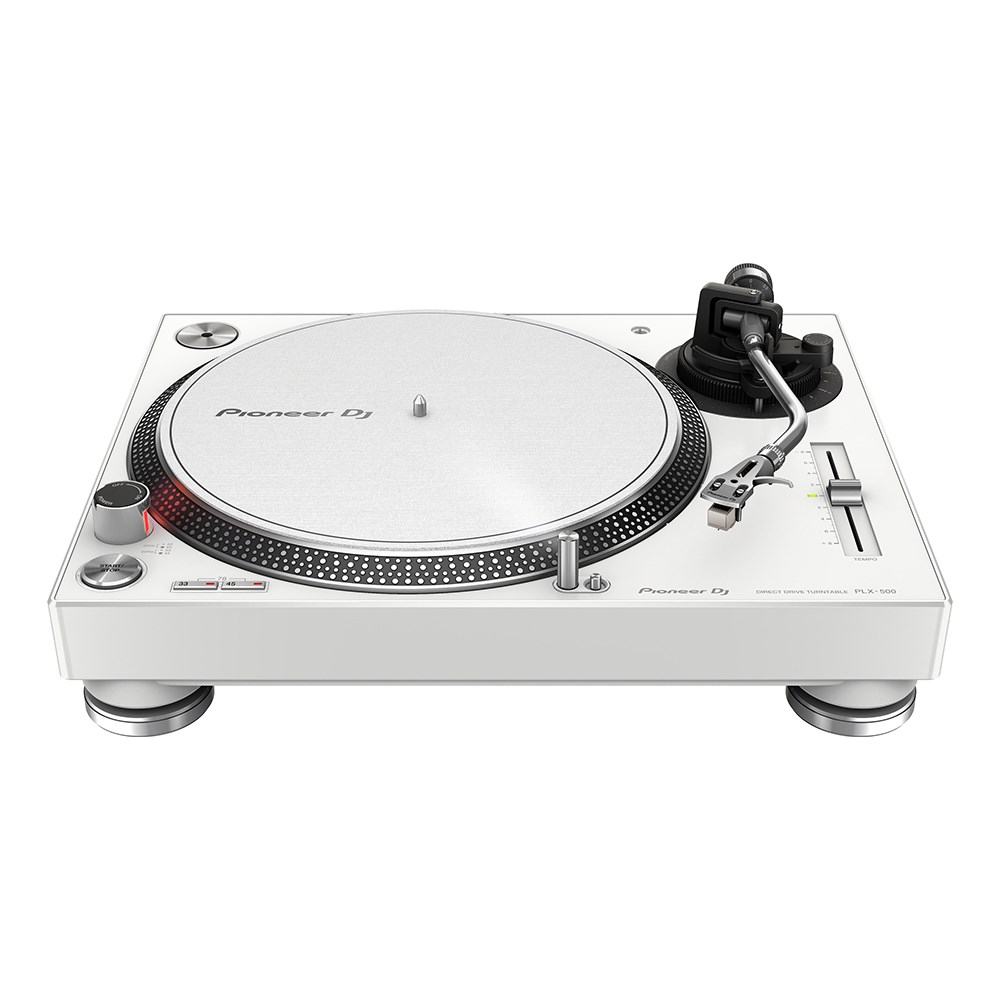 Pioneer PLX-500-WH High-torque Direct Drive Turntable in White