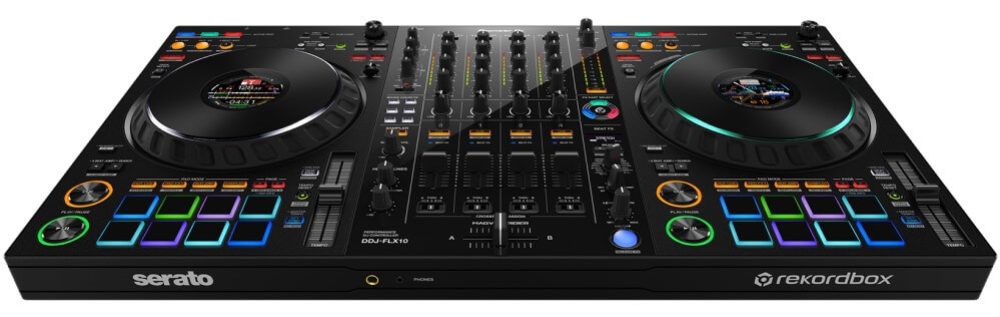 Pioneer DDJ-FLX10 4-Channel DJ Performance Controller for Rekordbox and Serato DJ Pro