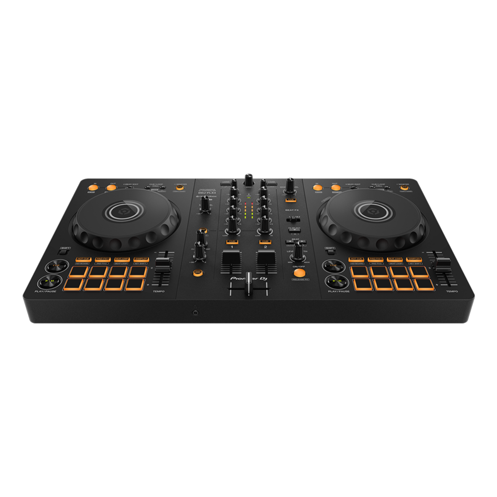 Pioneer DDJ-FLX4 2-channel DJ Controller for Multiple DJ applications in Black