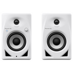 Pioneer DM-40D-BT 4 inch Studio Monitor Speakers with Bluetooth in White - Pair