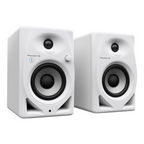 Pioneer DM-40D-BT 4 inch Studio Monitor Speakers with Bluetooth in White - Pair