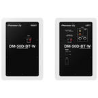 Pioneer DM-50D-BT-W 5 inch Studio Monitors Speakers with Bluetooth in White - Pair