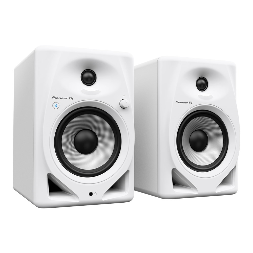 Pioneer DM-50D-BT-W 5 inch Studio Monitors Speakers with Bluetooth in White - Pair