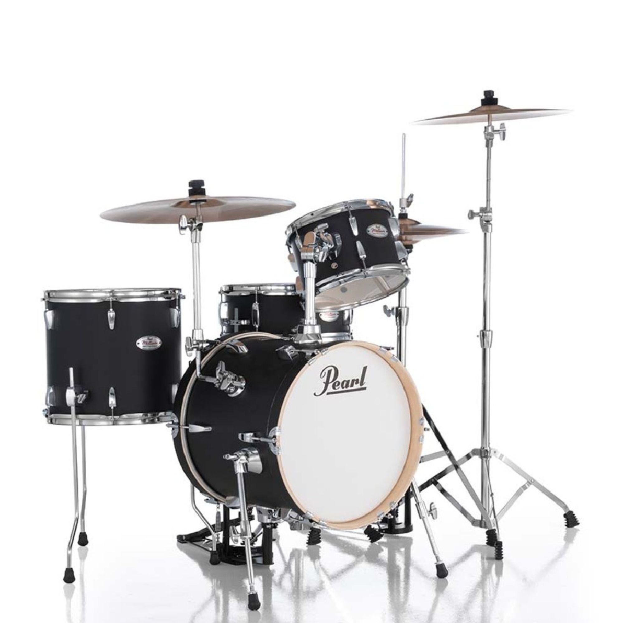Pearl Midtown 4pc Compact Drum Set w/Hardware - Matte Black
