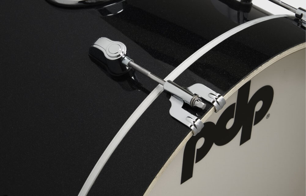 PDP New Yorker 14/8/12+14S 4pc Drum Kit Shell Pack - Black Onyx Sparkle