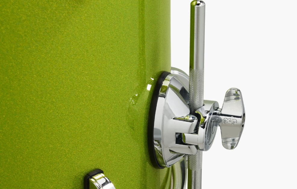 PDP New Yorker 14/8/12+14S 4pc Drum Kit Shell Pack - Electric Green Sparkle