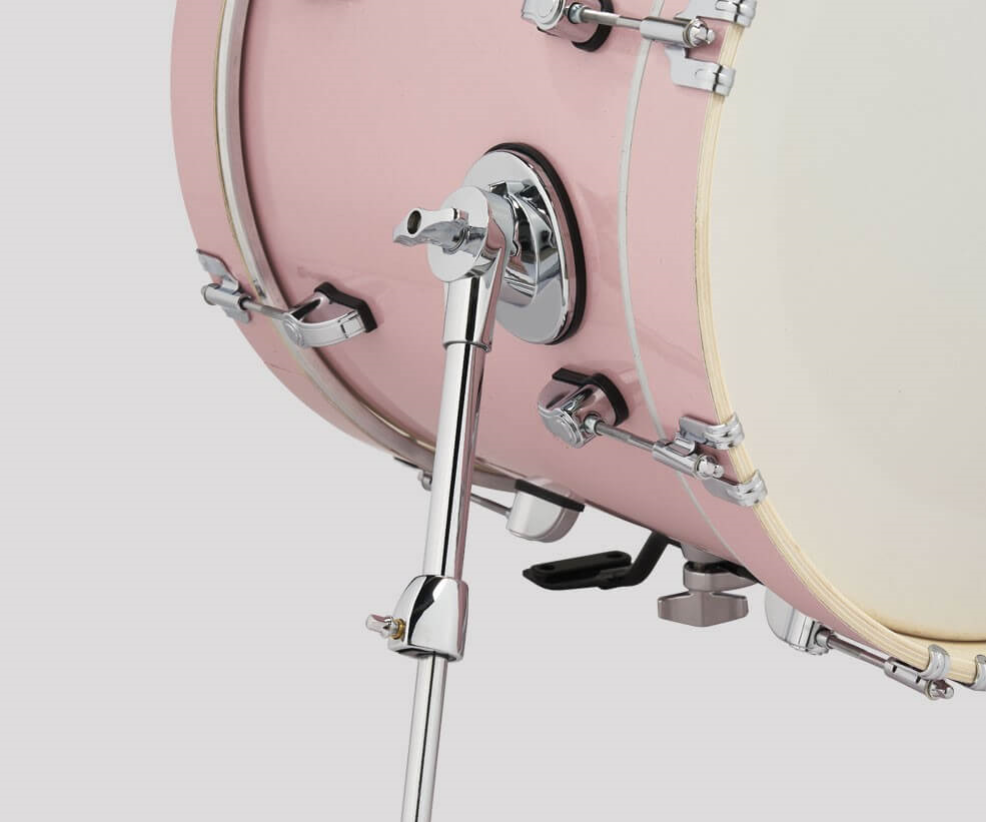 PDP New Yorker 14/8/12+14S 4pc Drum Kit Shell Pack - Pale Rose Sparkle