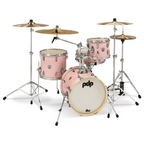 PDP New Yorker 14/8/12+14S 4pc Drum Kit Shell Pack - Pale Rose Sparkle